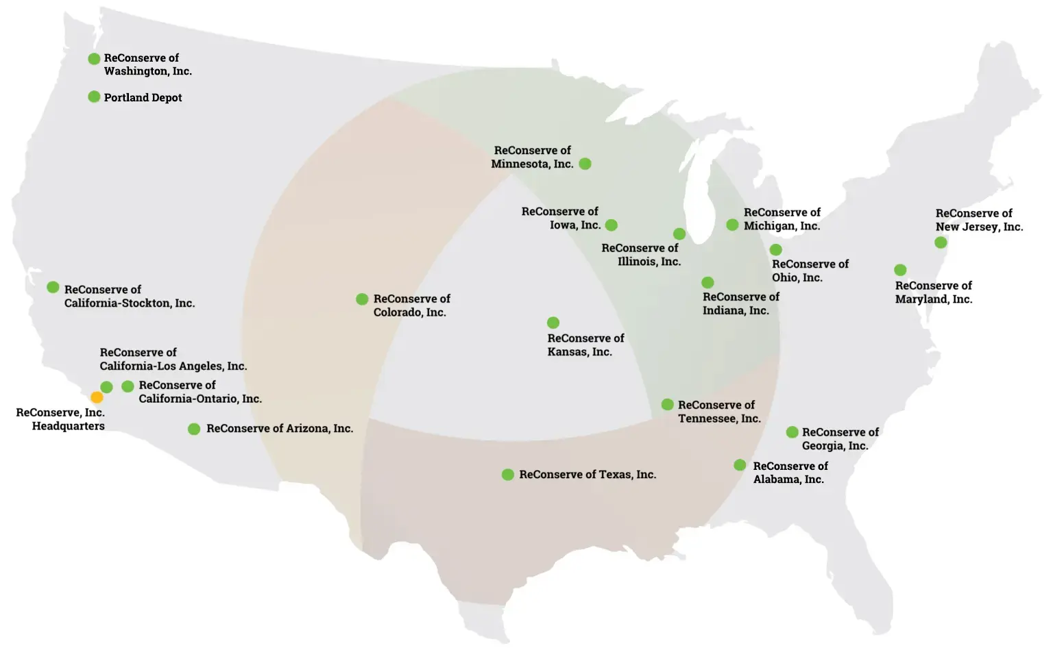 ReConserve Site Map